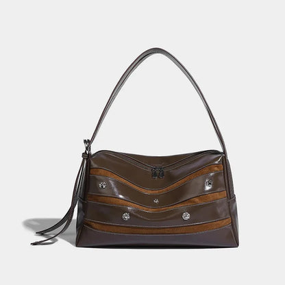 Tote Large Capacity 2024 New Decompression Relaxed Versatile Single Shoulder Crossbody Retro Women's Bag
