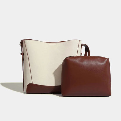 Tote Large Capacity Bucket High-end 2024 Commuting Versatile Shoulder Lazy Crossbody Bag Women's Handbag