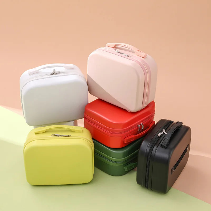 Tourist women's mini portable small box, 14 inch makeup suitcase, new student lightweight boarding