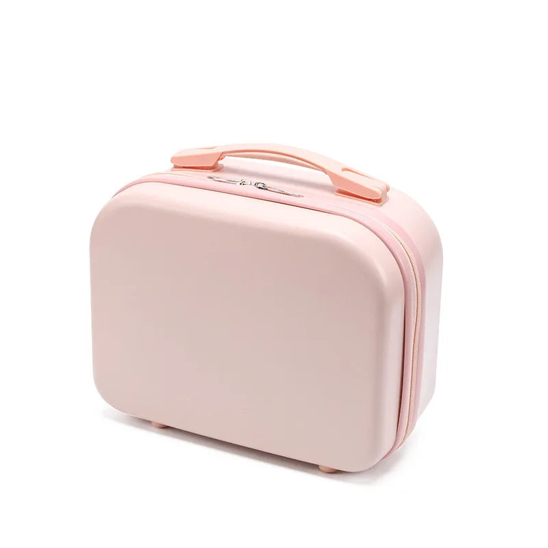 Tourist women's mini portable small box, 14 inch makeup suitcase, new student lightweight boarding