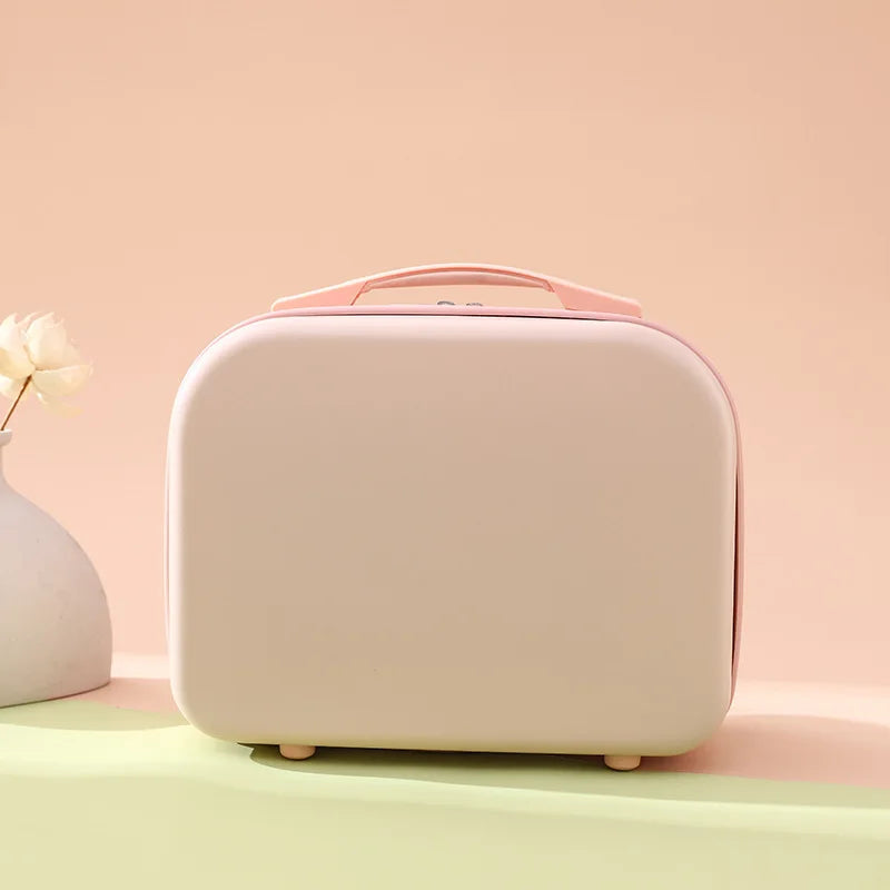 Tourist women's mini portable small box, 14 inch makeup suitcase, new student lightweight boarding