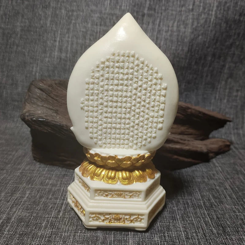 Tracing Gold Qian Shou Guanyin Figure Buddha Small Statue Resin Art Sculpture Home Room Office Feng Shui Statue Free delivery