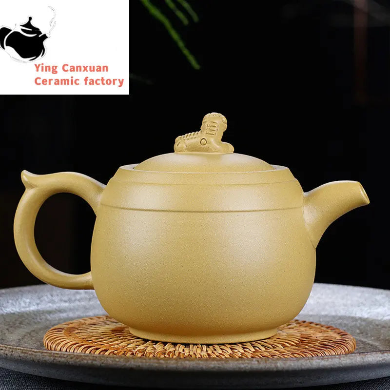 Tradition Yixing Purple Clay Tea Pot Handmade Filter Beauty Kettle Raw Ore Zisha Teapot Chinese Tea Set Accessories 310ml
