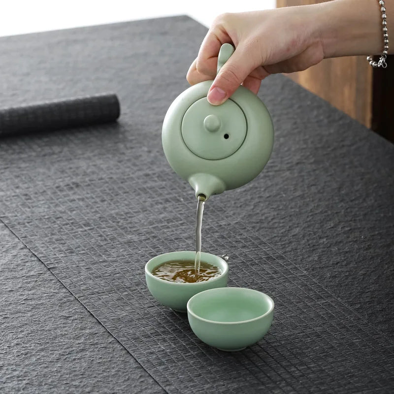 Traditional Ceramic Xishi Teapot Chinese Pottery Clay Pots Chinese Handmade Teaware Kung Fu Tea Pot Set Tea Ceremony