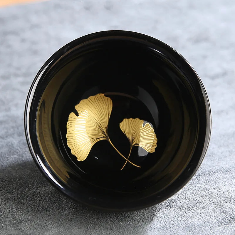 Traditional Kiln Change Ceramic Teacup Handmade Tea Bowl Chinese Boutique Tea Set Accessories Master Cup Portable Personal Cup