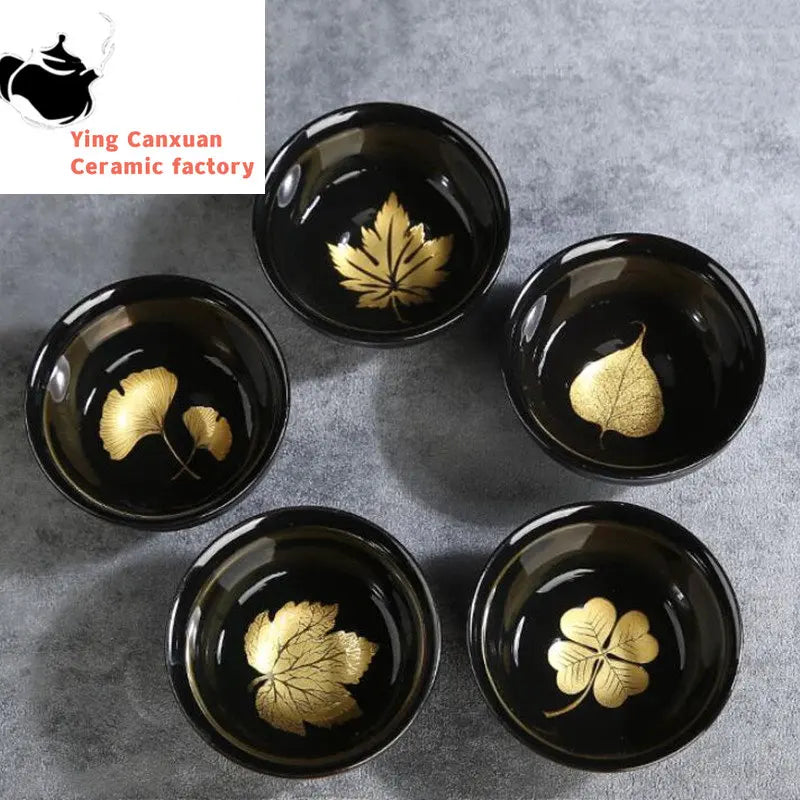 Traditional Kiln Change Ceramic Teacup Handmade Tea Bowl Chinese Boutique Tea Set Accessories Master Cup Portable Personal Cup