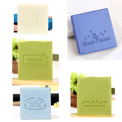 Transparent Acrylic Stamps for DIY Making, Handmade Letter Pattern, Soap Stamp, Natural Imprint, Chapters