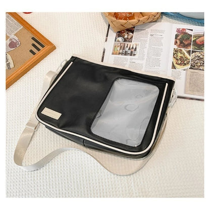 Transparent Crossbody Bag Spacious Shoulder Crossbody for Style Enthusiasts