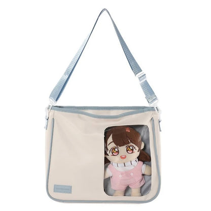 Transparent Crossbody Bag Spacious Shoulder Crossbody for Style Enthusiasts