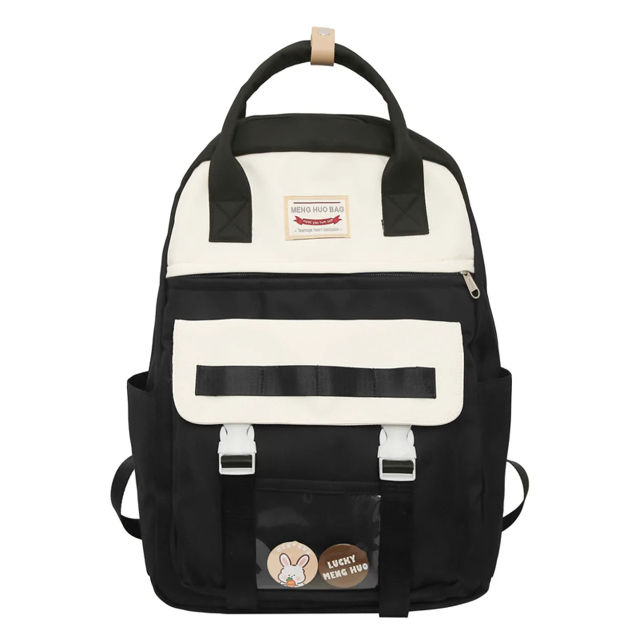 Transparent Female Kawaii Travel Waterproof BookBag Girl Nylon School Bag Lady Fashion Cute Laptop Women College Backpack Trendy
