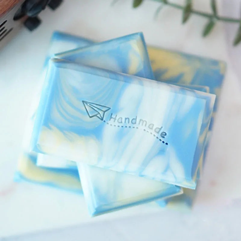 Transparent Handmade Soap Making Stamp, Natural Soap Chapter, DIY Acrylic Chapters, Customize Tools Accessories