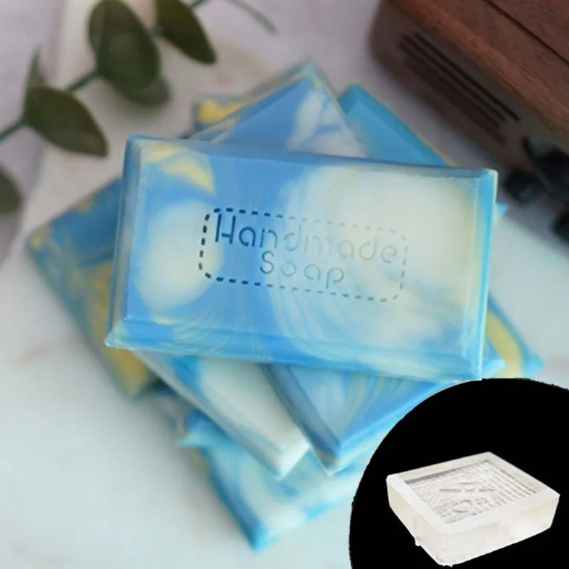 Transparent Handmade Soap Making Stamp, Natural Soap Chapter, DIY Acrylic Chapters, Customize Tools Accessories
