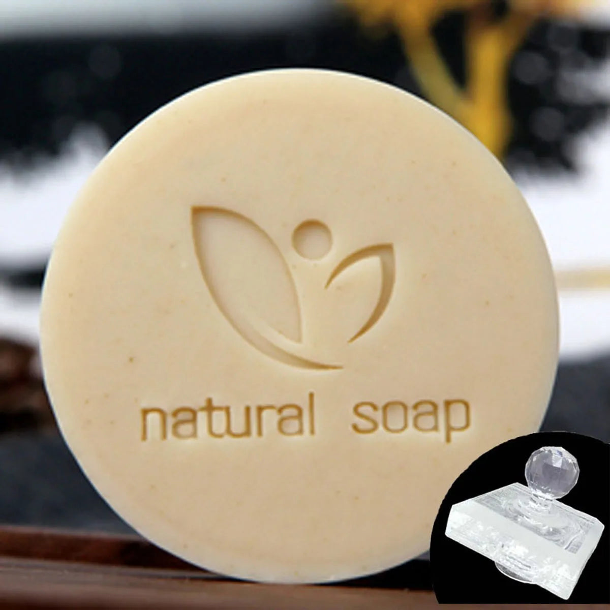 Transparent Soap Stamp for Handmade DIY Making, Natural Pattern Seal, Home Cleaning, Natural Seal, Chapter Tools