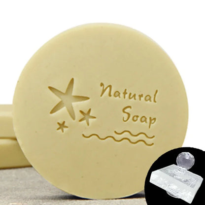 Transparent Soap Stamp for Handmade DIY Making, Natural Pattern Seal, Home Cleaning, Natural Seal, Chapter Tools