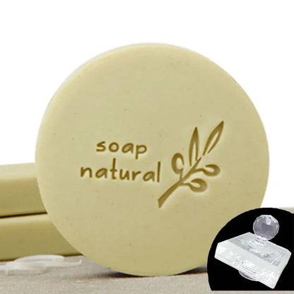 Transparent Soap Stamp for Handmade DIY Making, Natural Pattern Seal, Home Cleaning, Natural Seal, Chapter Tools