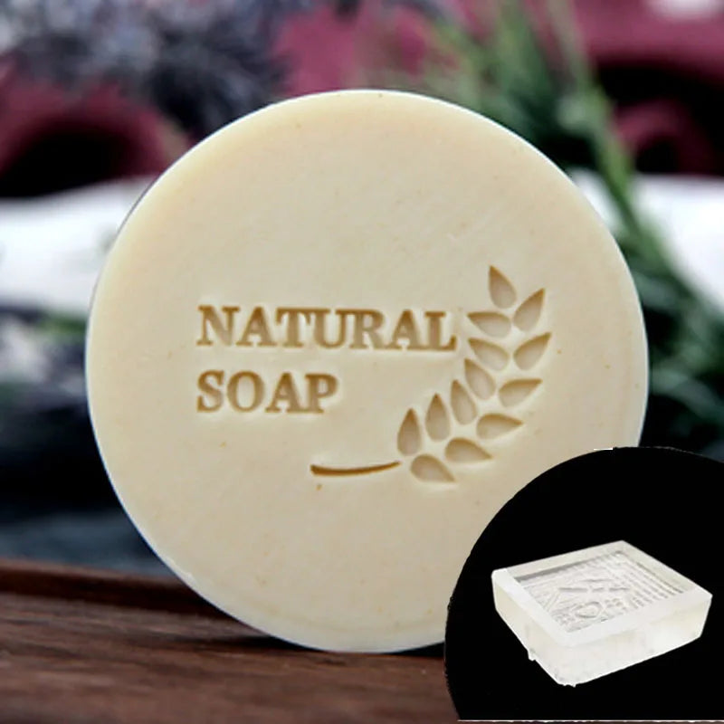 Transparent Soap Stamp for Handmade DIY Making, Natural Pattern Seal, Home Cleaning, Natural Seal, Chapter Tools