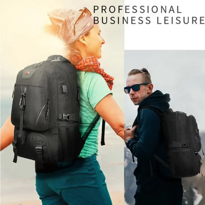 Trave Backpack 50L 80L Multifunction Hiking Laptop USB Charging For Men Bags Expandable Business Backpacks With Shoes Pocket Bag