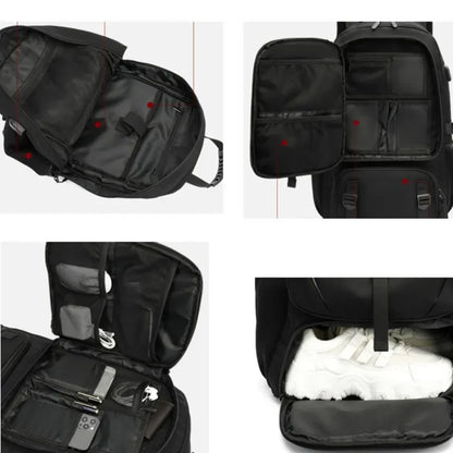 Trave Backpack 50L 80L Multifunction Hiking Laptop USB Charging For Men Bags Expandable Business Backpacks With Shoes Pocket Bag