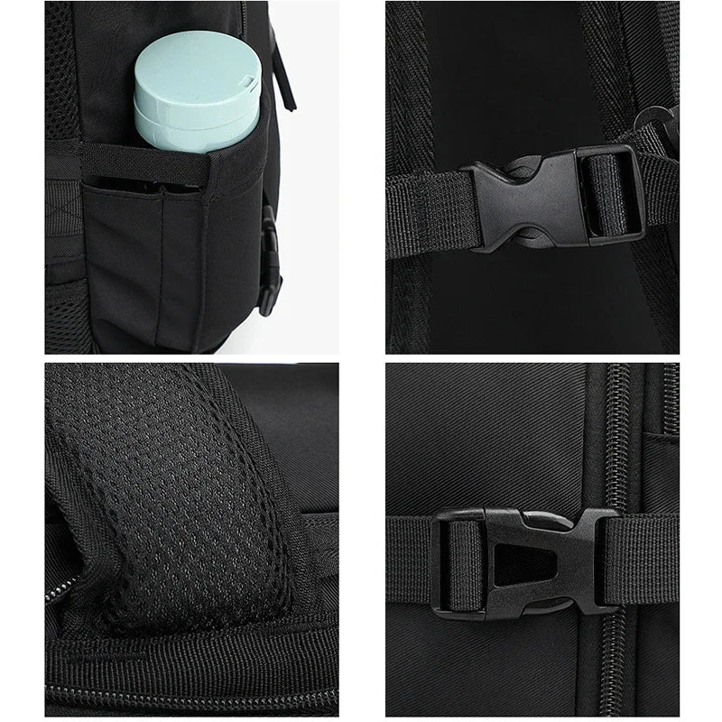 Travel Backpack 40x20x30 Cabin Plane Waterproof Expandable Weekender Laptop With USB Port Ryanair Carry-On Women Men Backpack