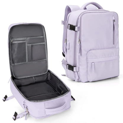Travel Backpack Cabin Plane Ryanair 40x30x20 Anti-Theft Carry On Waterproof Tik Tok Backpack Airplane For Men Women With Shoes