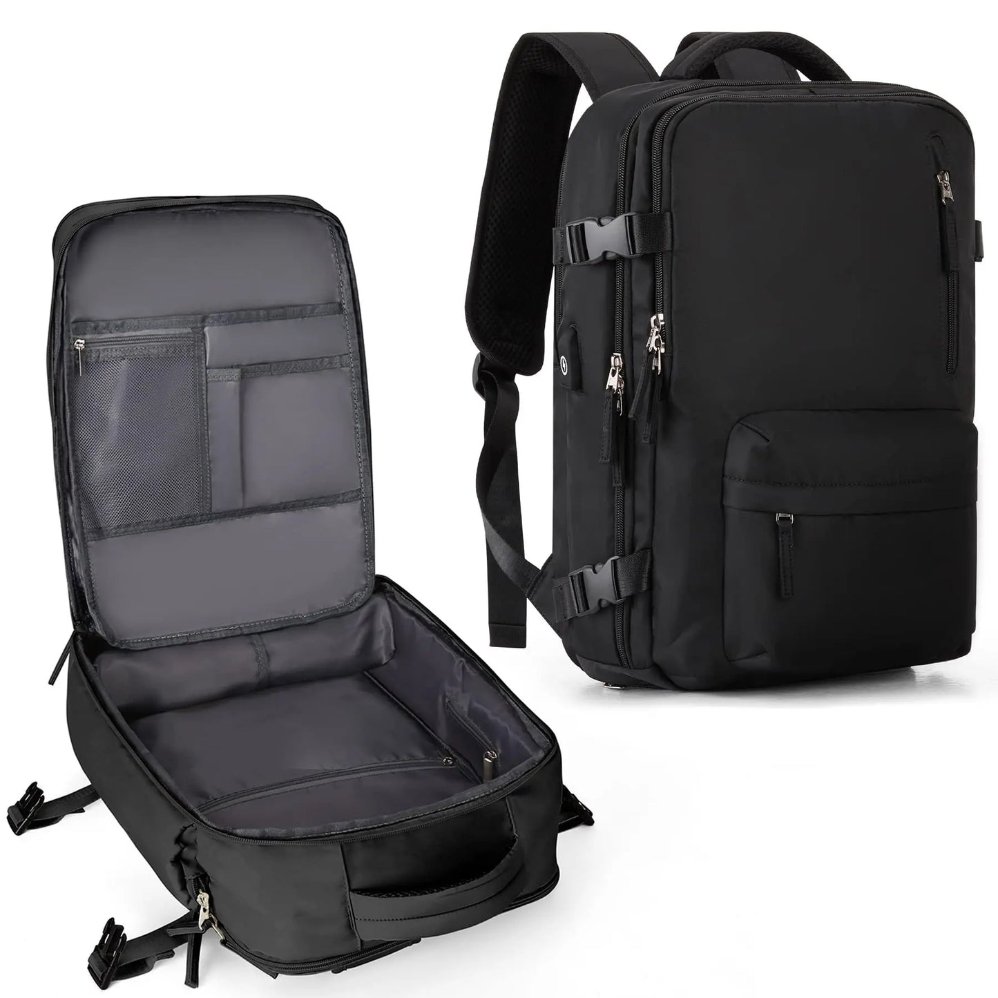 Travel Backpack Cabin Plane Ryanair 40x30x20 Anti-Theft Carry On Waterproof Tik Tok Backpack Airplane For Men Women With Shoes