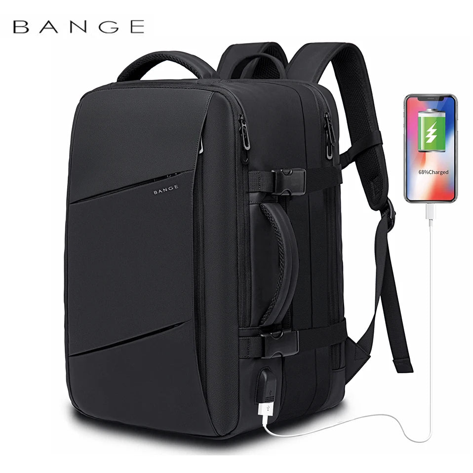 Travel Backpack Men 17.3 Laptop Backpack Large Aesthetic Business Backpack Male School Bag Waterproof USB Backpack Man Fashion