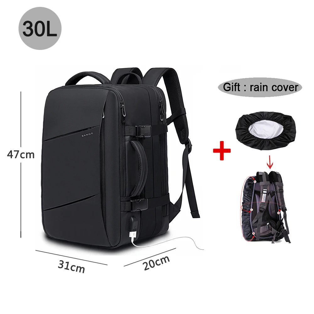 Travel Backpack Men 17.3 Laptop Backpack Large Aesthetic Business Backpack Male School Bag Waterproof USB Backpack Man Fashion