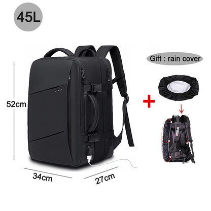 Travel Backpack Men 17.3 Laptop Backpack Large Aesthetic Business Backpack Male School Bag Waterproof USB Backpack Man Fashion