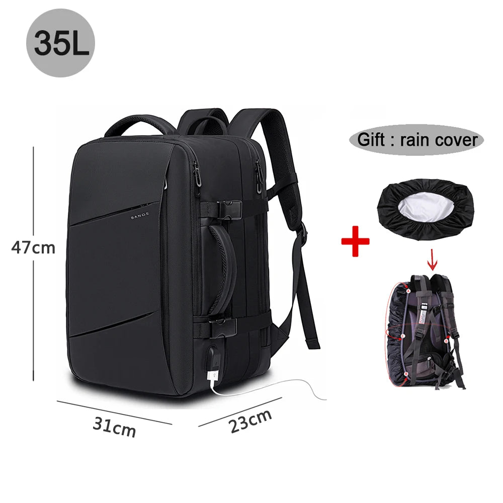 Travel Backpack Men 17.3 Laptop Backpack Large Aesthetic Business Backpack Male School Bag Waterproof USB Backpack Man Fashion