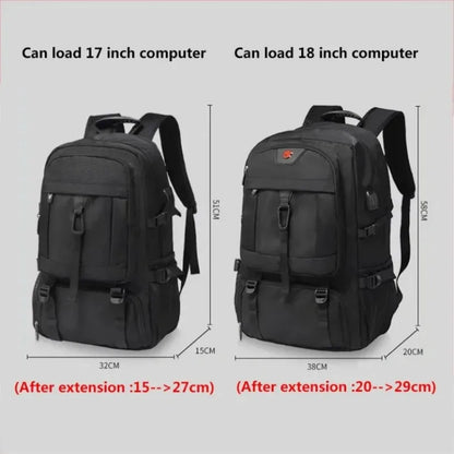 Travel Backpack Men 50 Liters 80L Multifunctional Climbing Extendable Bag Waterproof Large Capacity Backpacks With Shoes Pocket