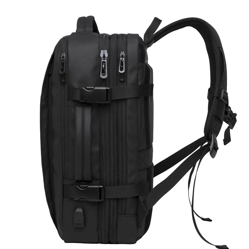 Travel Backpack Men Business Aesthetic Backpack School Expandable USB Bag Large Capacity 17.3 Laptop Waterproof Fashion Backpack