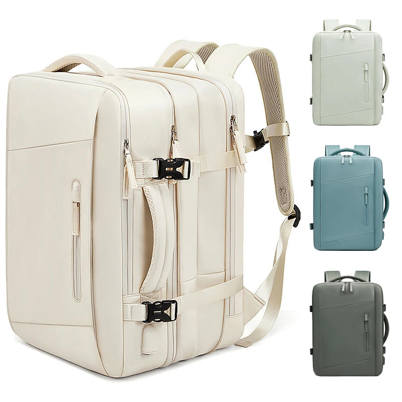 Travel Backpack Men Women Expanded Large Capacity Bag Hiking Business Laptop Backpacks USB Charging Waterproof School Back Pack