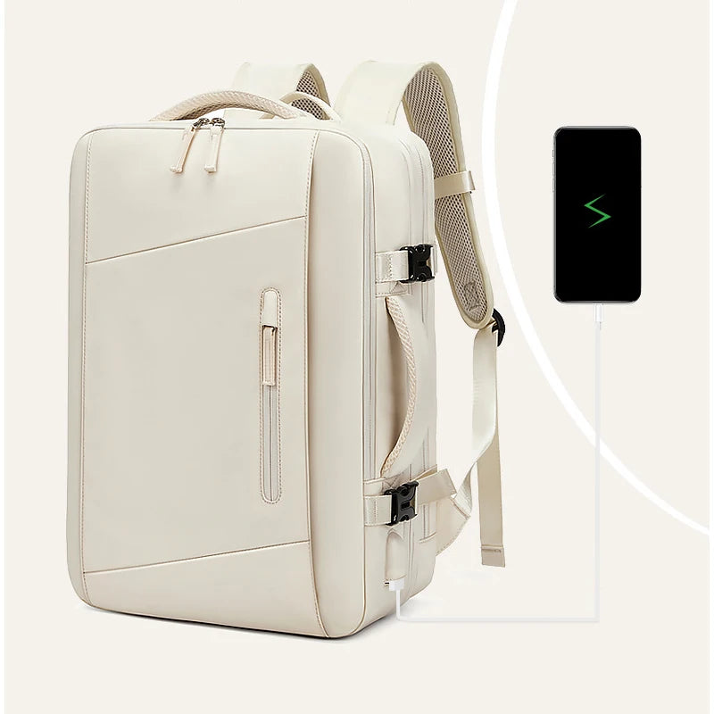 Travel Backpack Men Women Expanded Large Capacity Bag Hiking Business Laptop Backpacks USB Charging Waterproof School Back Pack