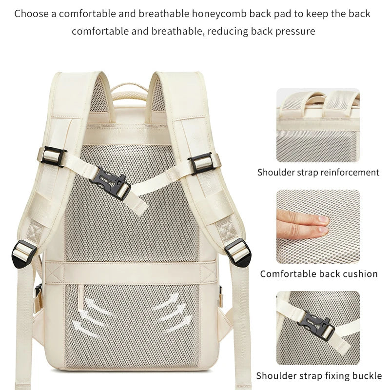 Travel Backpack Men Women Expanded Large Capacity Bag Hiking Business Laptop Backpacks USB Charging Waterproof School Back Pack