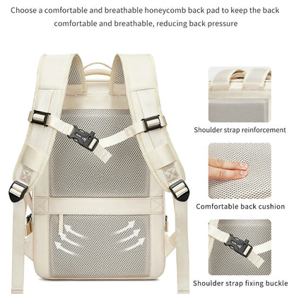 Travel Backpack Men Women Expanded Large Capacity Bag Hiking Business Laptop Backpacks USB Charging Waterproof School Back Pack