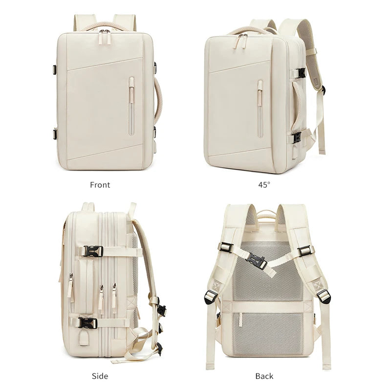 Travel Backpack Men Women Expanded Large Capacity Bag Hiking Business Laptop Backpacks USB Charging Waterproof School Back Pack