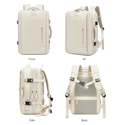 Travel Backpack Men Women Expanded Large Capacity Bag Hiking Business Laptop Backpacks USB Charging Waterproof School Back Pack