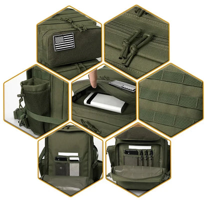 Travel Backpack Multifunction 50L Waterproof Man Bag Hunting High Quality Backpacks Outdoor Hiking Rucksack Camping Bags Large