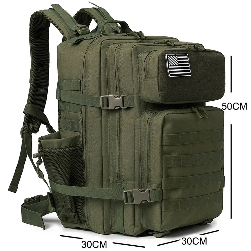 Travel Backpack Multifunction 50L Waterproof Man Bag Hunting High Quality Backpacks Outdoor Hiking Rucksack Camping Bags Large