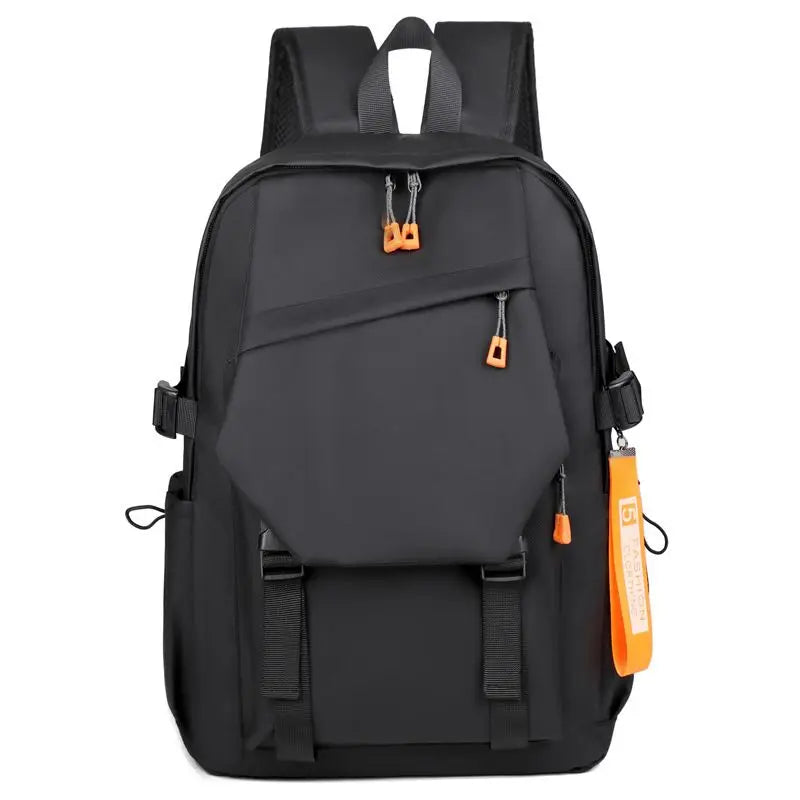 Travel Backpack Simple Solid Urban Man USB Backpacks for Men Lightweight Commuter Laptop Backpack Trend School Bag