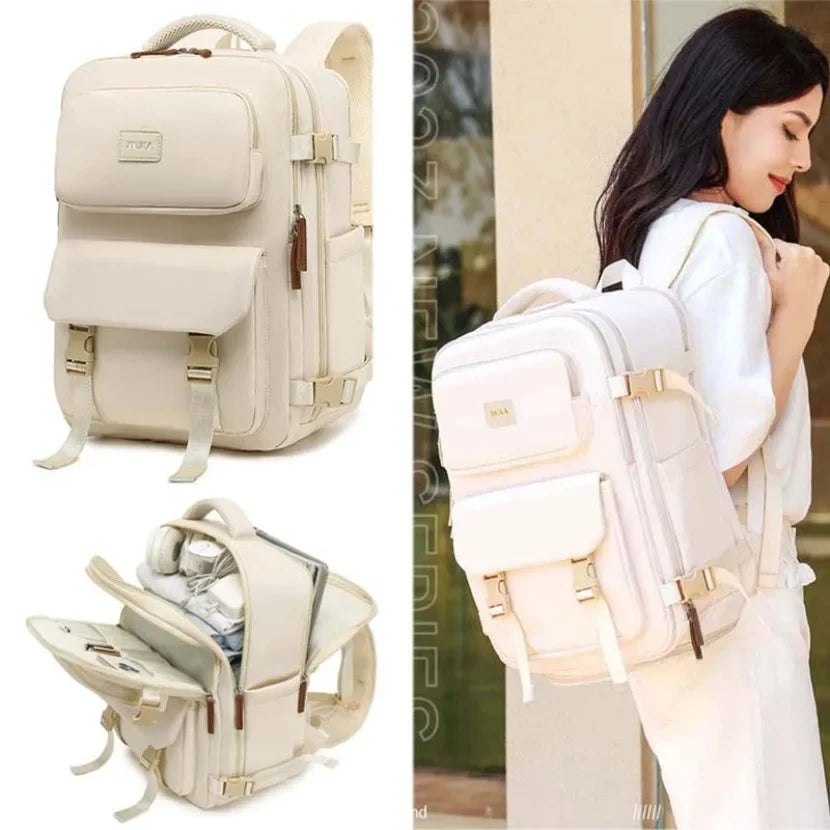 Travel Backpack Woman Large Casual 15.6 Inch Laptop Luggage Students School Bags Female Fashion Multifunction Business Backpacks