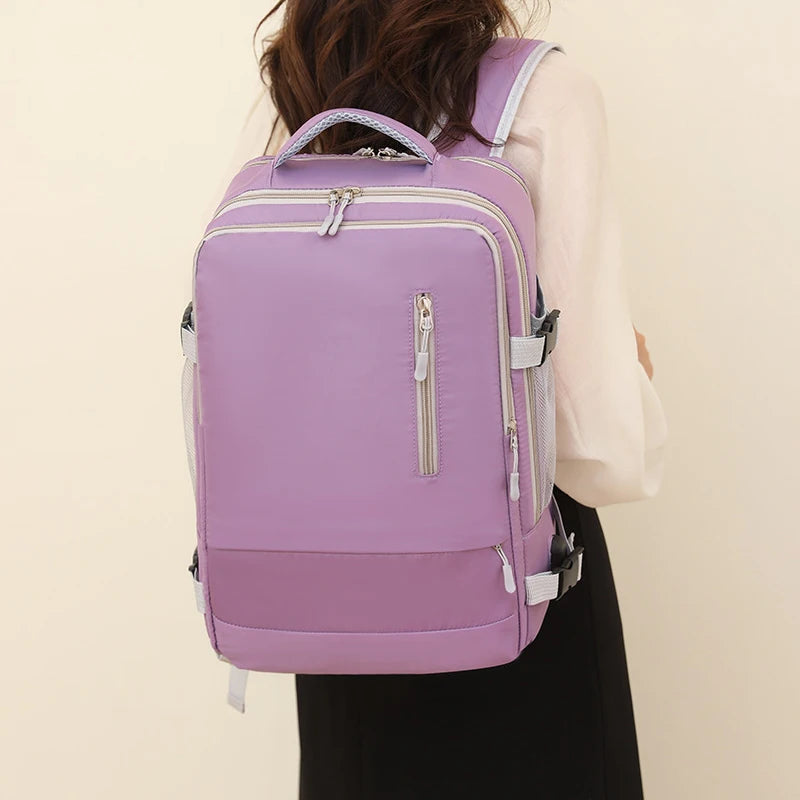 Travel Backpack Women Large Capacity Waterproof Carry on Casual Daypack Bag with USB Charging Port Schoolbags Fashion Backpacks