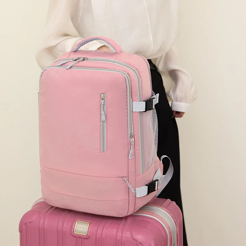Travel Backpack Women Large Capacity Waterproof Carry on Casual Daypack Bag with USB Charging Port Schoolbags Fashion Backpacks