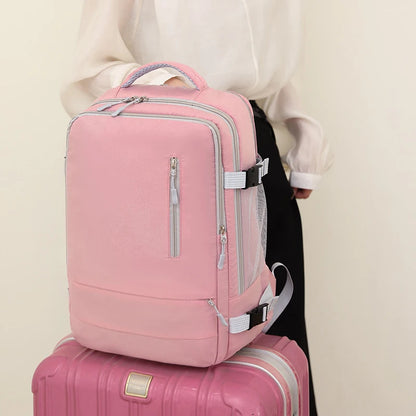 Travel Backpack Women Large Capacity Waterproof Carry on Casual Daypack Bag with USB Charging Port Schoolbags Fashion Backpacks