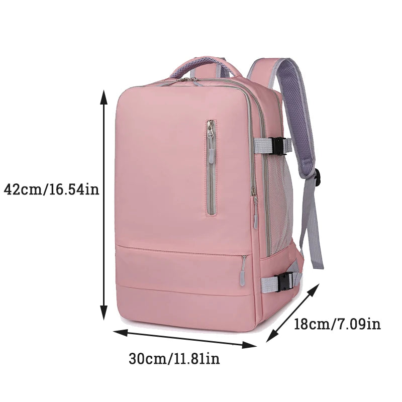 Travel Backpack Women Large Capacity Waterproof Carry on Casual Daypack Bag with USB Charging Port Schoolbags Fashion Backpacks
