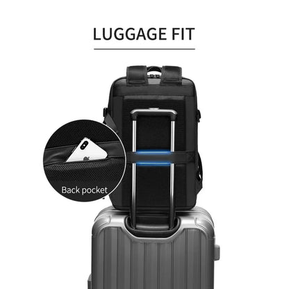 Travel Backpack for Men Expand 39L Business 17 Inch Laptop Bag Fashion USB Charging Waterproof Hiking Outdoor Large Backpacks