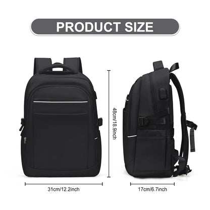 Travel Backpack for Women, 14 Inch Anti Theft Laptop Backpack for Work, Water Resistant College Bookbag with USB Charging Port