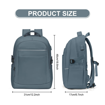 Travel Backpack for Women, 14 Inch Anti Theft Laptop Backpack for Work, Water Resistant College Bookbag with USB Charging Port
