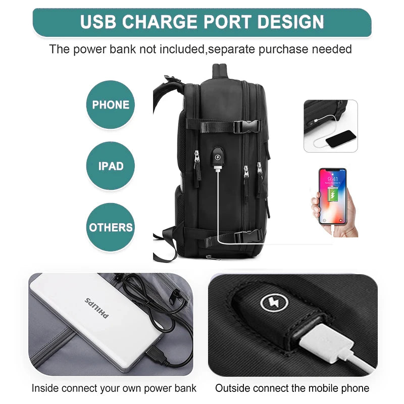 Travel Backpack for Women Carry on Laptop Multifinonal College Luggage Bag Casual Daypack Weekender School Backpacks Trend 2024