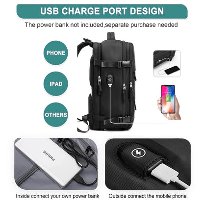Travel Backpack for Women Carry on Laptop Multifinonal College Luggage Bag Casual Daypack Weekender School Backpacks Trend 2024